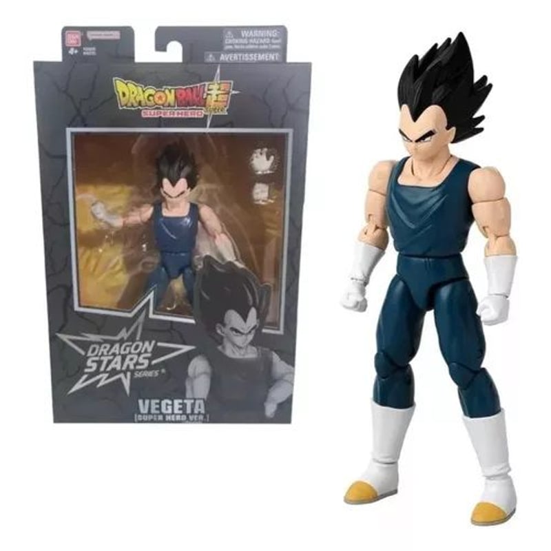 Vegeta Figura Dragon Ball Super Hero Dragon Stars Bandai 15 Cm BANDAI