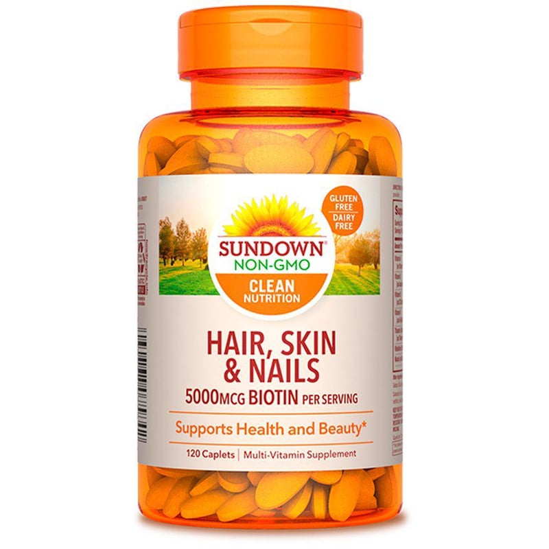 Hair Skin Nails Biotina Y Colageno Sundown Tabletas Sundown