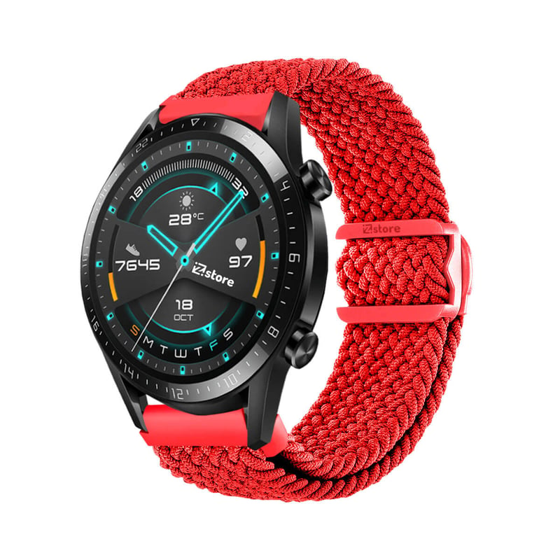 Correa De Nylon Para Huawei Watch GT2 Rojo GENERICO Falabella