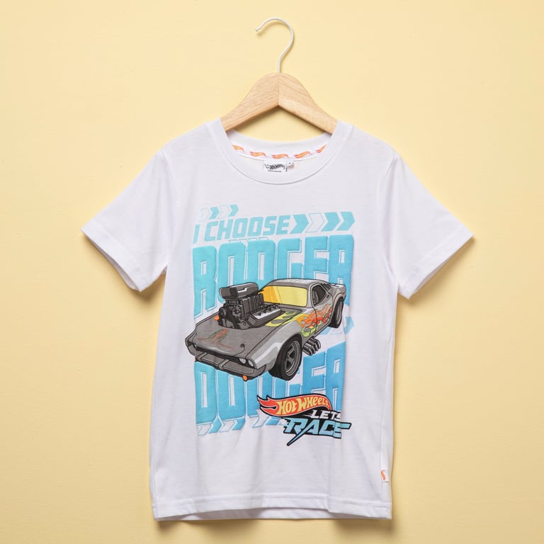 Polo Niño Manga Corta Algodón Hot Wheels HOT WHEELS falabella