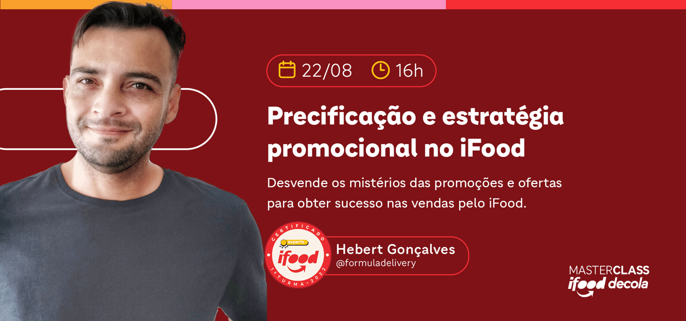 Curso Precificação e estratégia promocional no iFood Decola