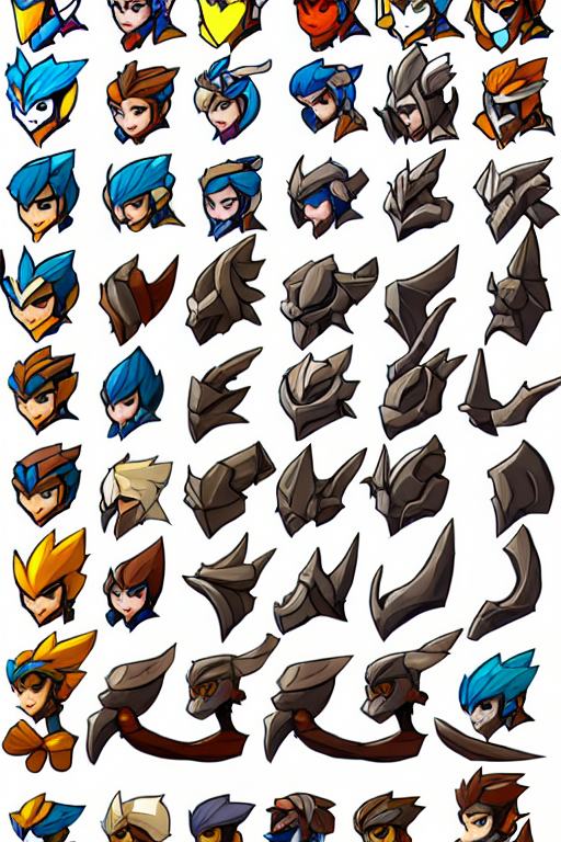 Prompthunt Brawlhalla New Characters Spritesheet