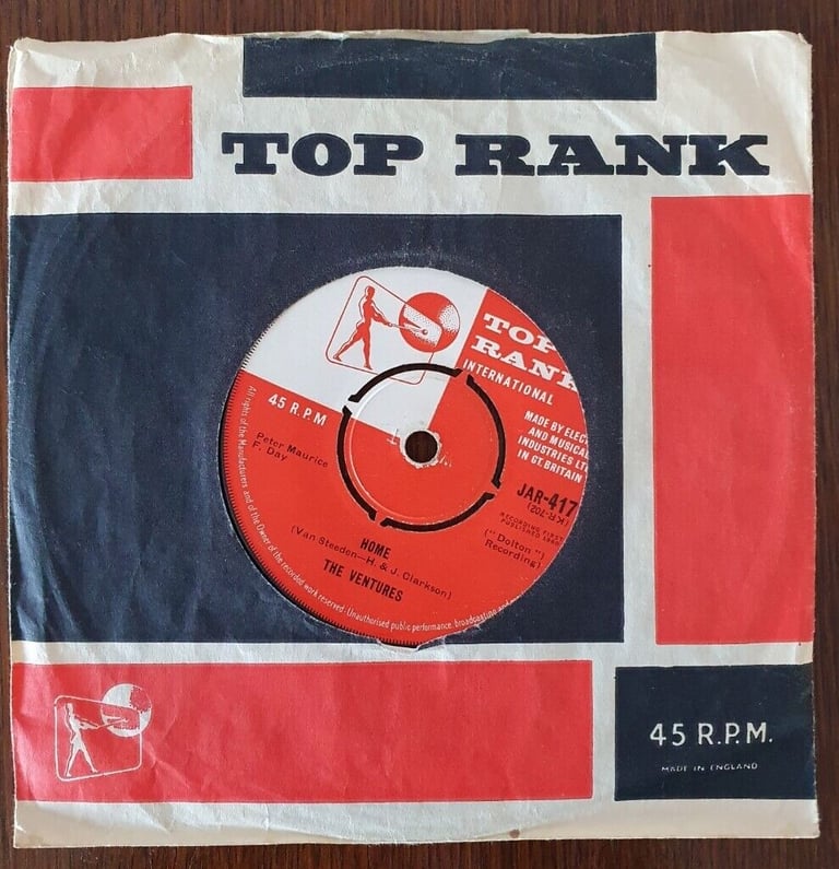 The Ventures Walk Don T Run Original Vinyl Single For Sale