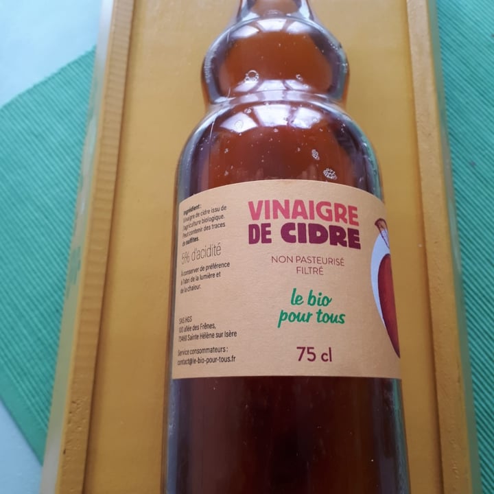 Le Bio Pour Tous Vinaigre De Cidre Review Abillion