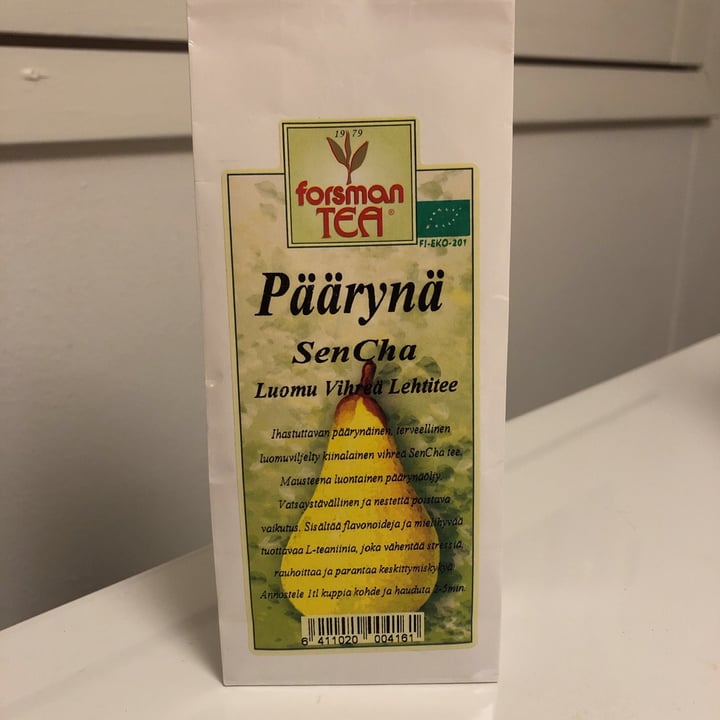 Forsman Tea Päärynä Sen Cha Review abillion