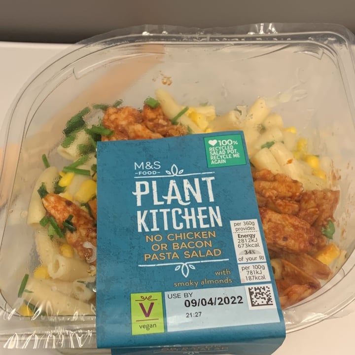 Marks Spencer Food M S Plant Kitchen No Chicken Or Bacon Pasta