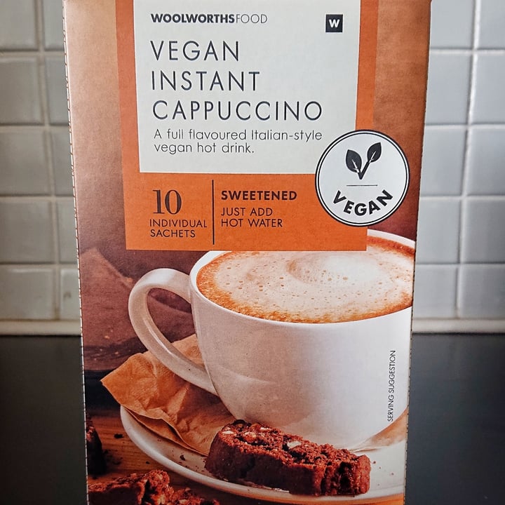 Woolworths Food Vegan Instant Cappuccino Review Abillion