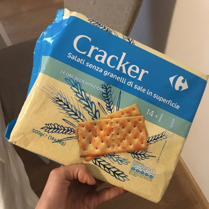 Carrefour Crackers Salati Senza Granelli Di Sale In Superficie Review