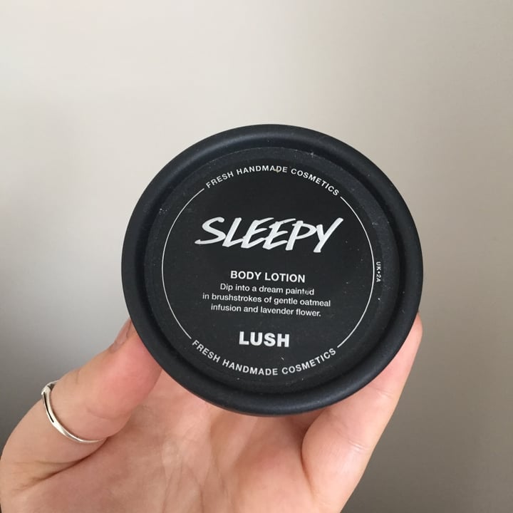 LUSH Fresh Handmade Cosmetics Sleepy Body Lotion Review Abillion