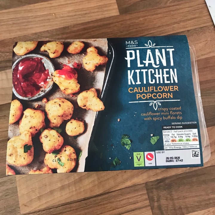 Plant Kitchen M S Cauliflower Popcorn Review Abillion