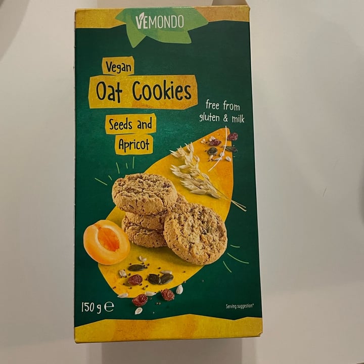 Vemondo Vegan Oat Cookies Seeds And Apricot Review Abillion