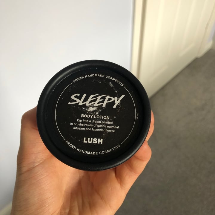 LUSH Fresh Handmade Cosmetics Sleepy Body Lotion Review Abillion