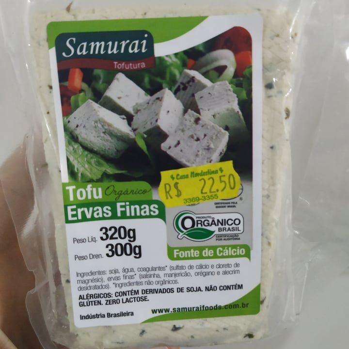 Samurai Organic Foods Tofu Ervas Finas Review Abillion