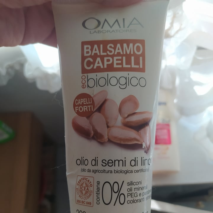 Omia Laboratoires Balsamo Capelli Biologico Olio Di Semi Di Lino