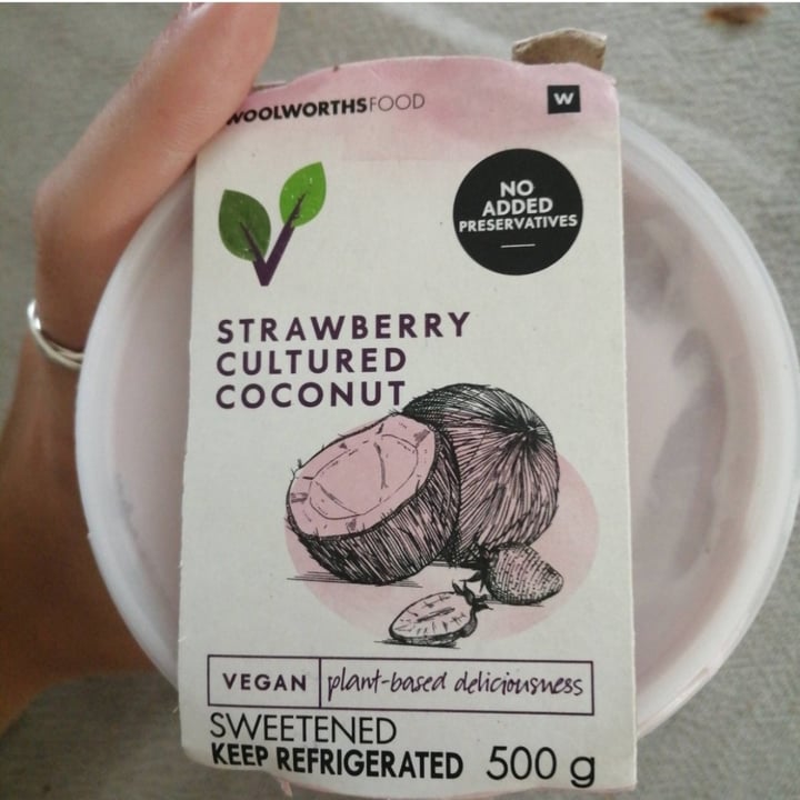 Woolworths Strawberry Cultured Coconut Yogurt Review Abillion