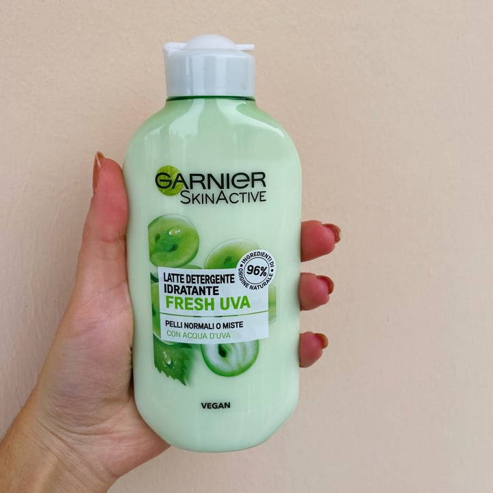 Garnier Skinactive Latte Detergente Idratante Fresh Uva Review Abillion