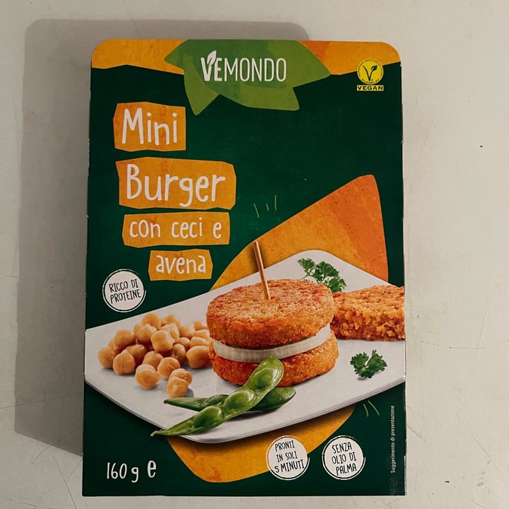 Vemondo Mini Burger Con Ceci E Avena Review Abillion