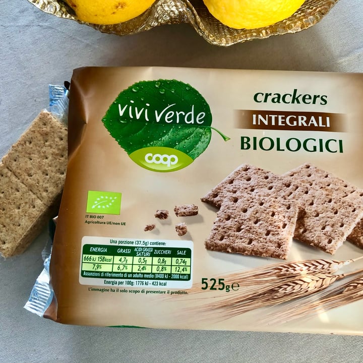 Vivi Verde Coop Crackers Integrali Biologici Review Abillion