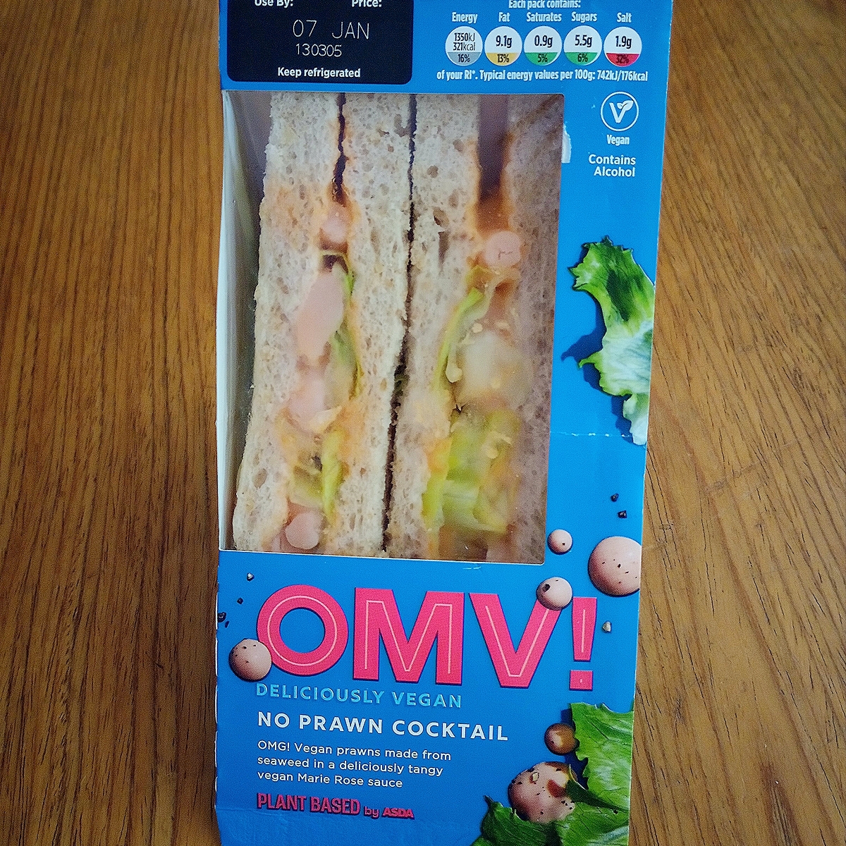 OMV No Prawn Mayo Sandwich Reviews Abillion