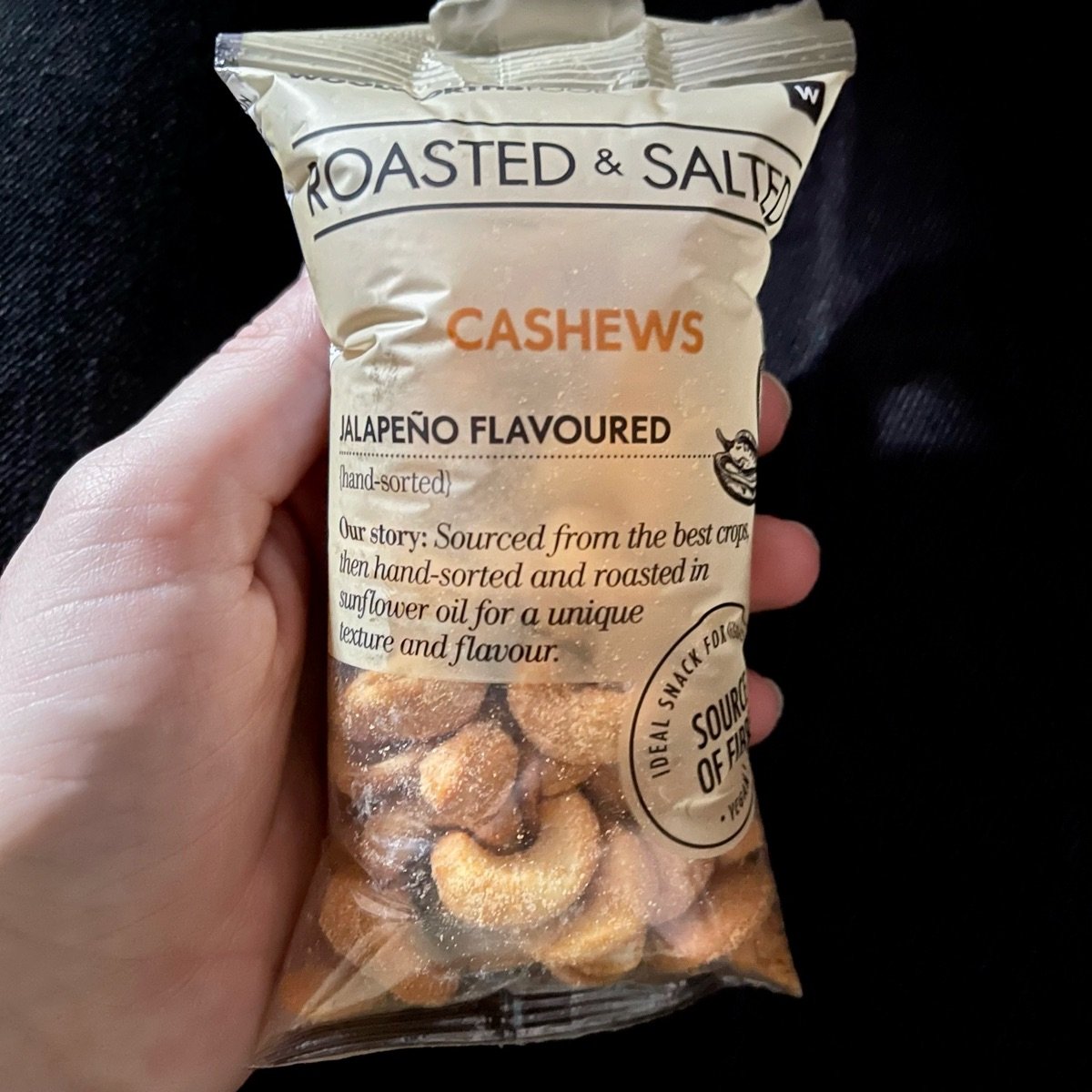 Woolworths Food Roasted Salted Jalape O Flavoured Cashews Reviews