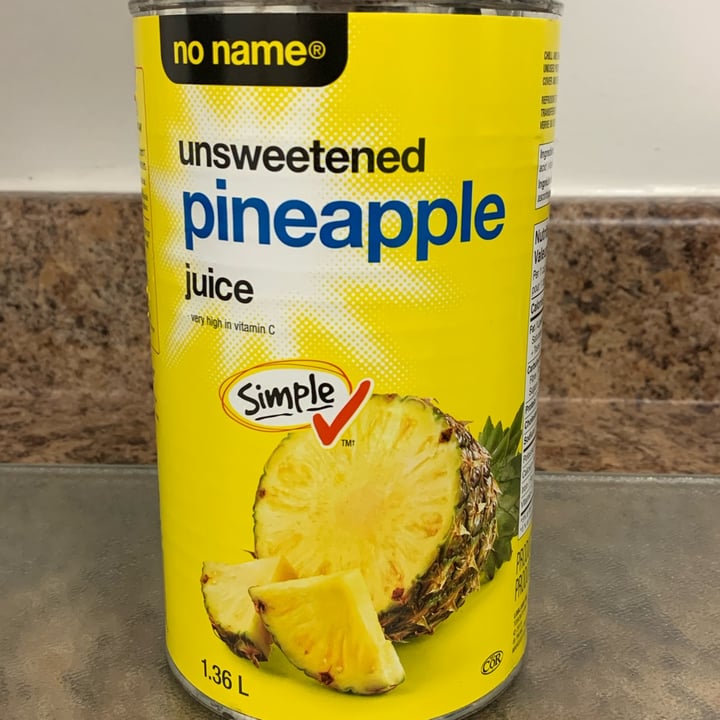 No Name Sans Nom Unsweetened Pineapple Juice Review Abillion