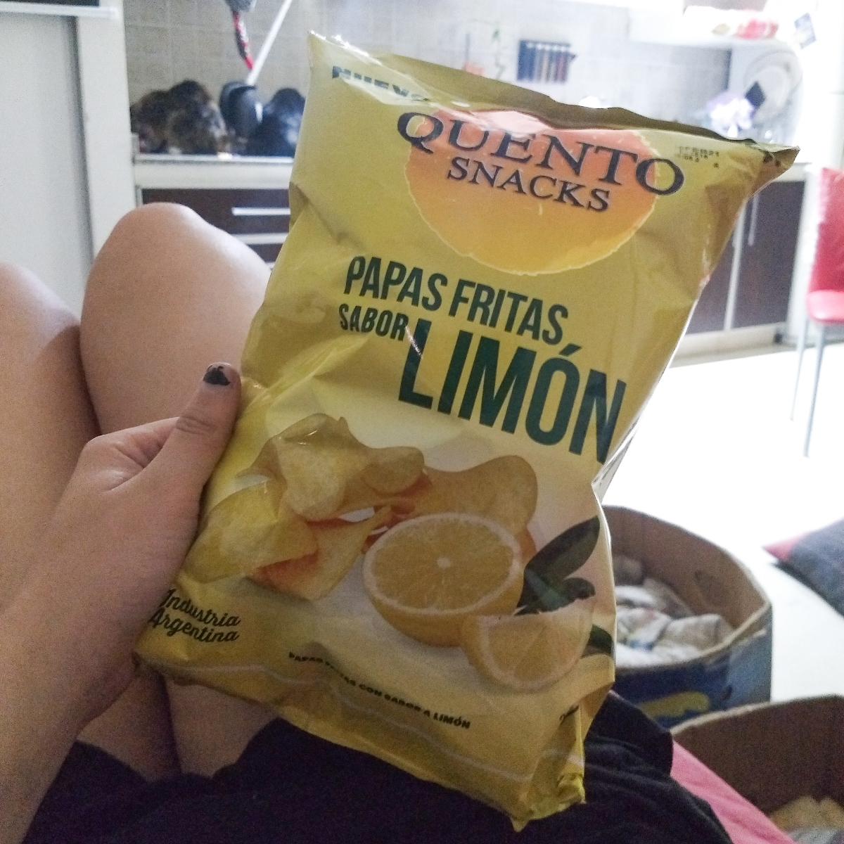 Quento Snacks Papas fritas sabor LIMÓN Reviews abillion