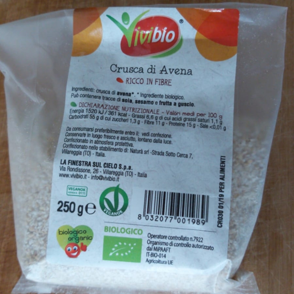 Vivibio Crusca Di Avena Reviews Abillion