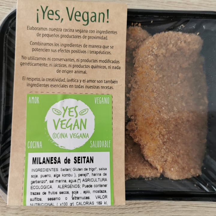 Yes Vegan Milanesa de Seitán Review abillion