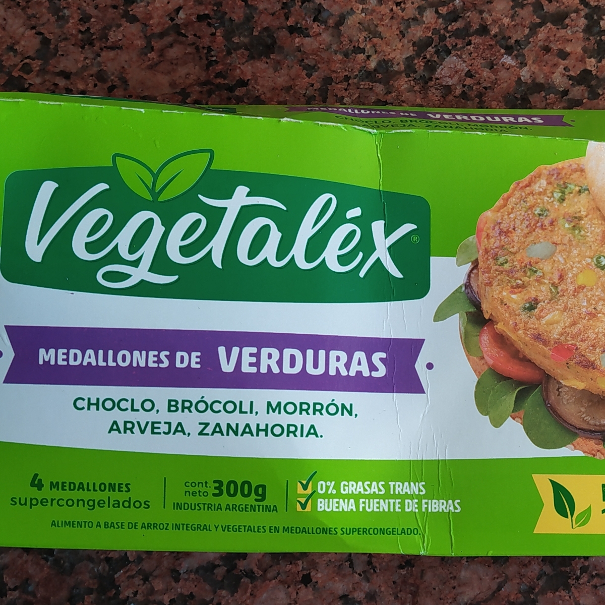 Vegetalex Medallones de Verduras Choclo Brócoli Morrón Arveja