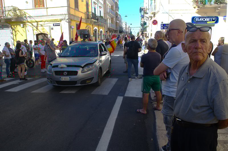 Group of Seven protest in Fasano