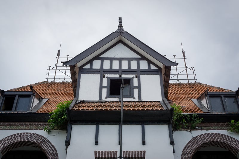 An Indonesian colonial building.