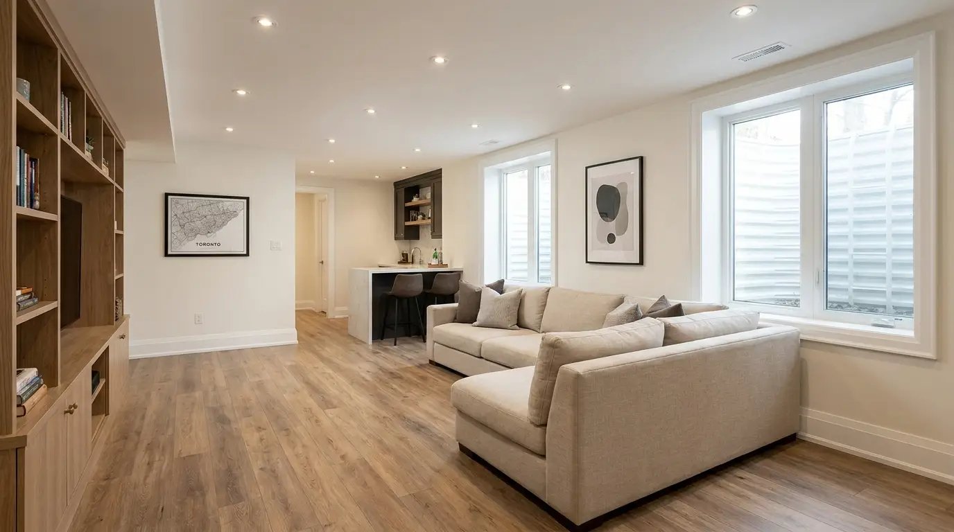 Basement Renovation Cost Toronto 2026: Line-Item Pricing for a Non-Legal-Suite Finish