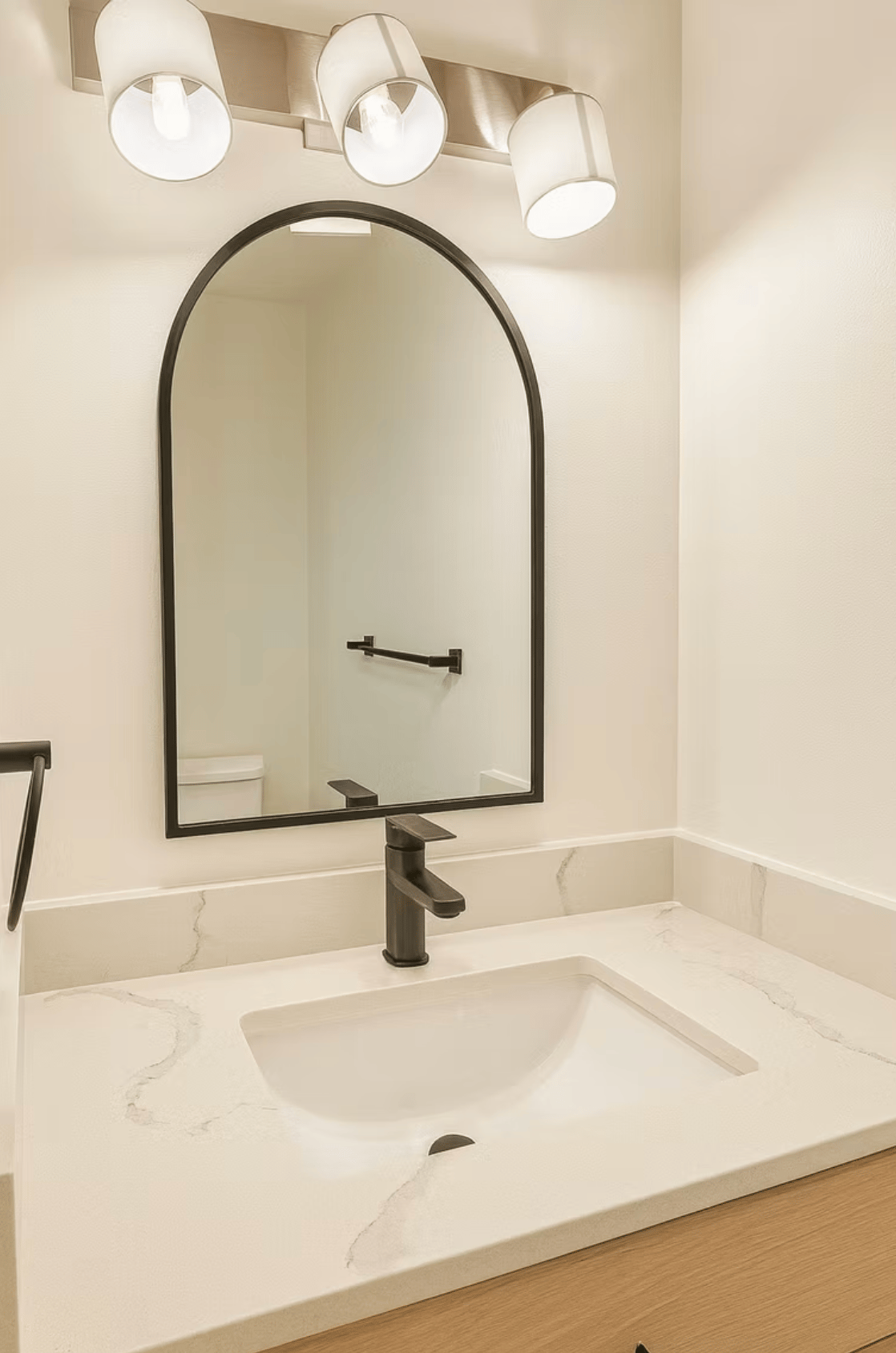 Basement bathroom renovation