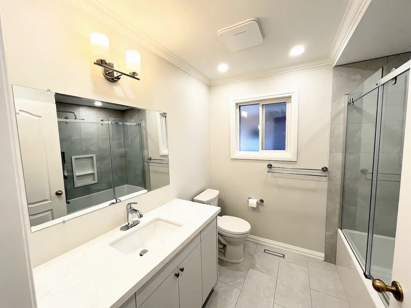 Bathroom renovation - completed bathroom project