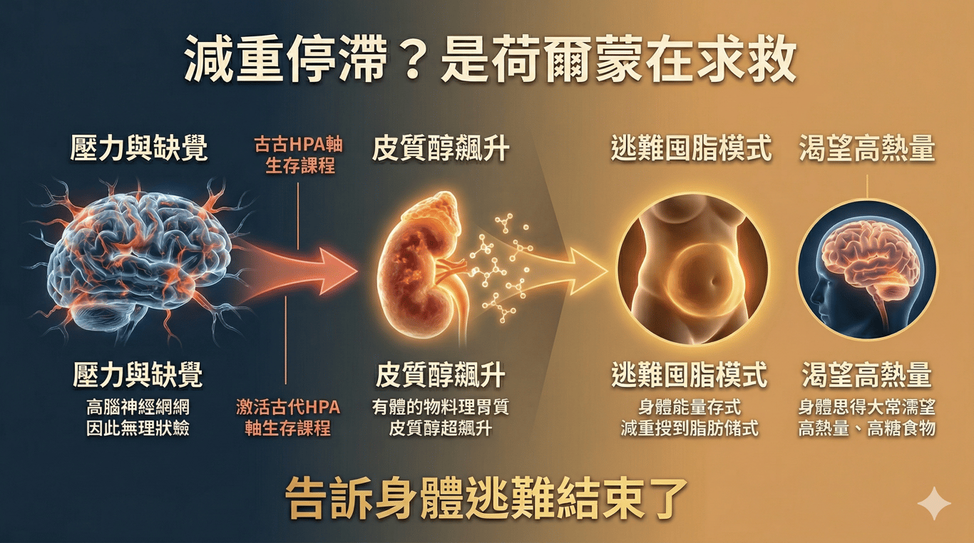資訊圖表 — 你沒有意志力問題,你有荷爾蒙問題——從睡好開始的減重科學