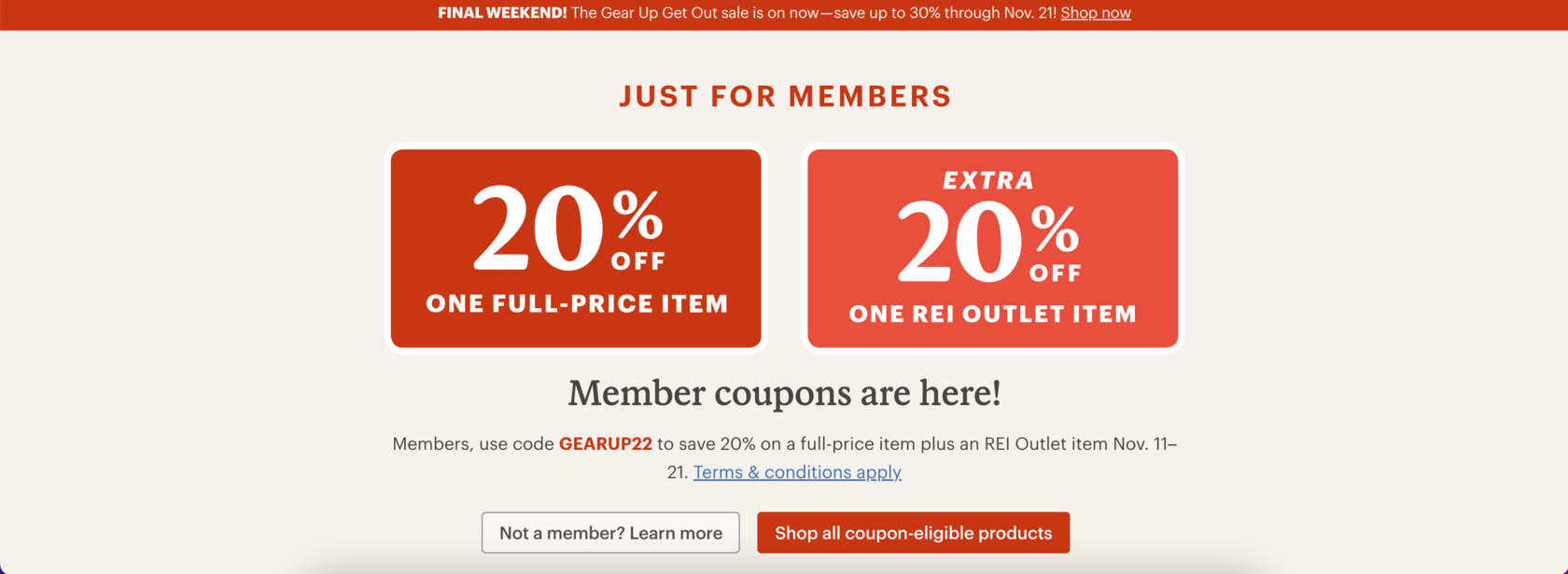 REI Loyalty Program