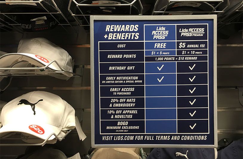 Lids Rewards Loyalty Program