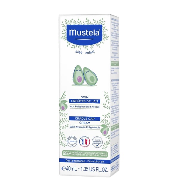 Mustela Бебешки крем против крусти и млечни корички x40 мл