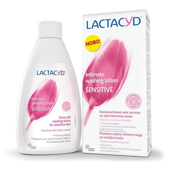 Lactacyd sensitive /БЕЗ АРОМАТ, за чувствителна кожа/