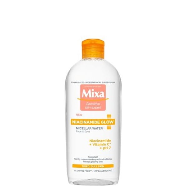 Mixa Niacinamide Glow Мицеларна вода при безжизнена кожа x400 мл