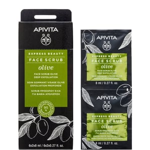 Apivita Express Beauty Ексфолираща крем маска за лице с маслина 6x2x8 мл