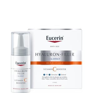 Eucerin Hyaluron-Filler Подмладяващ бустер за лице с витамин С и хиалуронова киселина 3 броя х8 мл