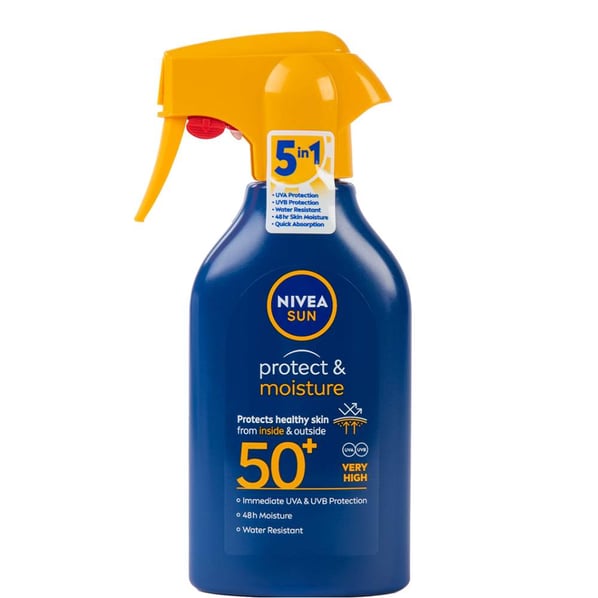 Nivea Sun Protect and Moisture Слънцезащитен хидратиращ спрей x270 мл
