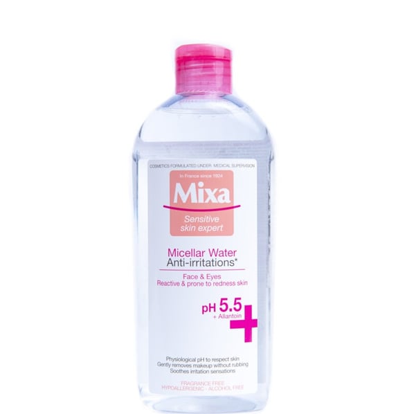 Mixa Anti-Redness Мицеларна вода за чувствителна и склонна към зачервяване кожа x400 мл