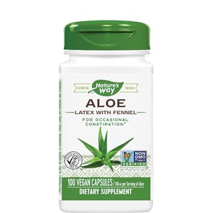 Алое с копър 275 мг за храносмилане х100 капсули Nature's Way