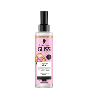Gliss Liquid Silk Балсам-спрей течна коприна за крехка коса без блясък x200 мл