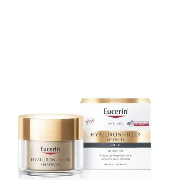 Eucerin Hyaluron-Filler + Elasticity Нощен крем за зряла кожа х50 мл