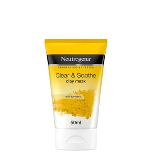Neutrogena Clear & Soothe Почистваща маска за лице с глина и куркума х50 мл