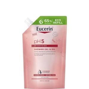 Eucerin pH5 Душ гел с натурални масла за чувствителна кожа пълнител x400 мл