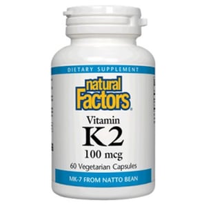 Natural Factors витамин К2 (МК-7) 100 MCG -60 капсули
